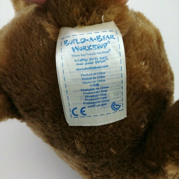 Build A Bear Bearemy Brown Bear Plush - Picture 4 of 12